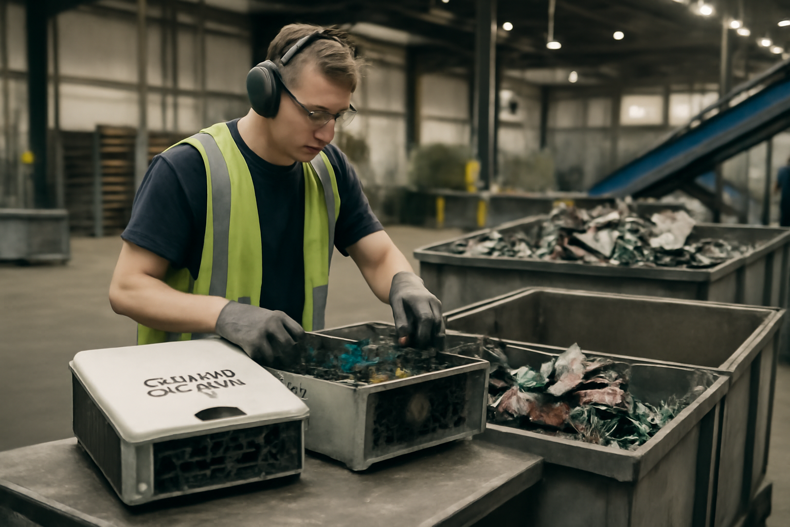 Recyclage d'un onduleur solaire en milieu industriel.