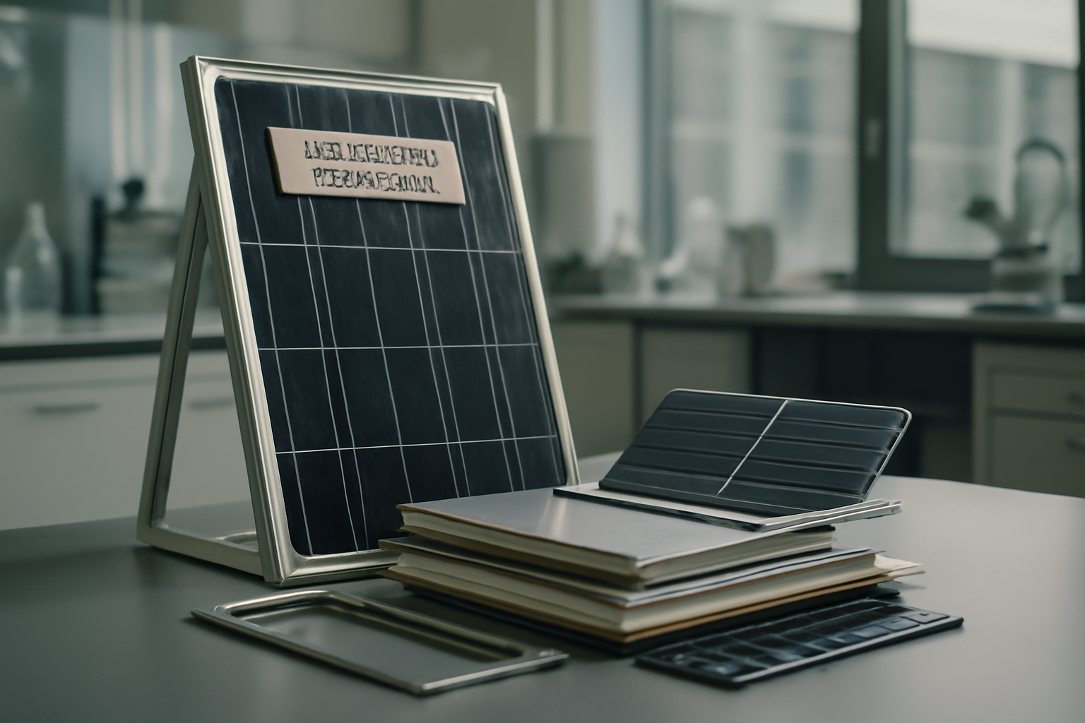 Panneaux solaires recyclables et désassemblables en laboratoire
