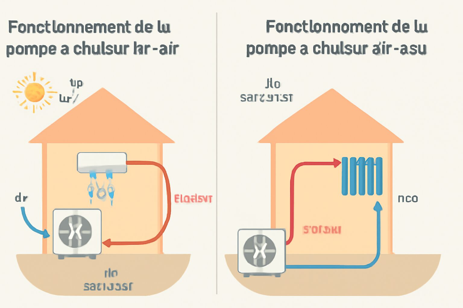 découvrez comment choisir entre une pompe à chaleur air-air et air-eau à tours pour optimiser votre chauffage et réaliser des économies d'énergie efficaces.