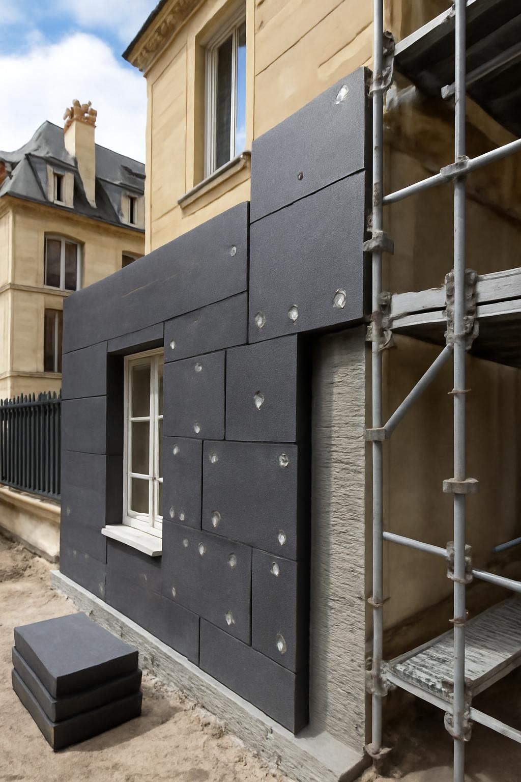 isolation thermique extérieure de maison à versailles : améliorez votre confort et réduisez vos factures d'énergie grâce à des solutions performantes et durables.